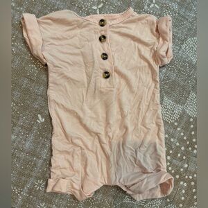 Lou Lou & Co blush romper 6-12 months
